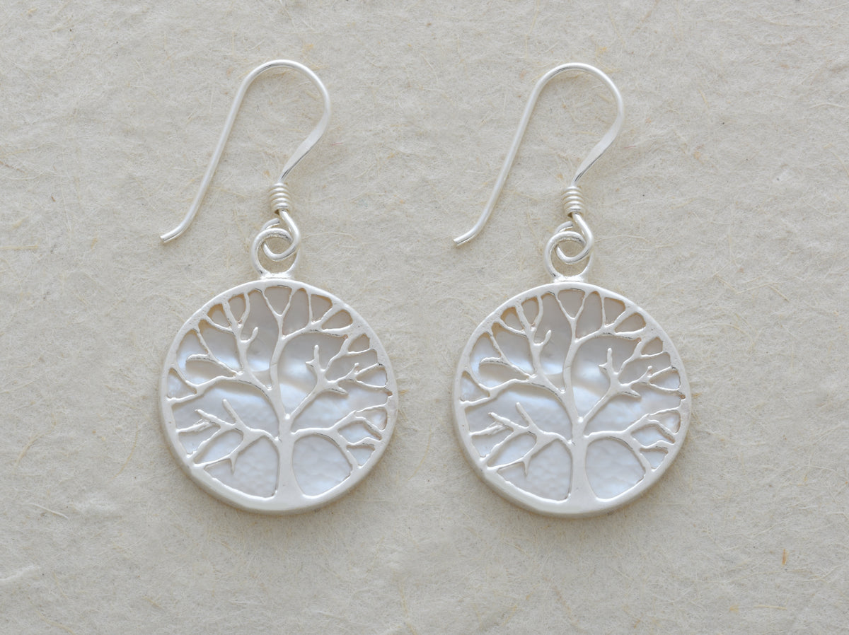Tree of Life Earrings - Double Sided – LEEBA
