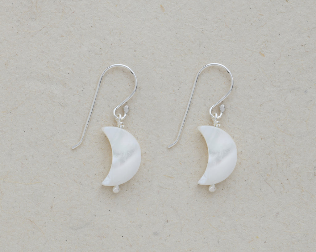 Moon Hanging Earrings