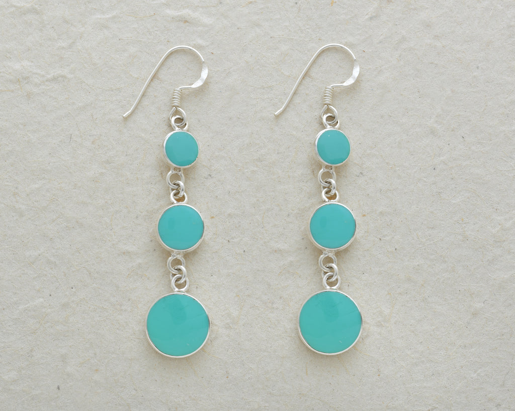 Triple Hanging Earrings